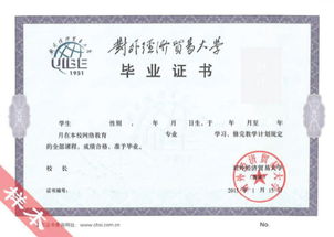 對外經(jīng)濟貿易大學自考本科專業(yè)