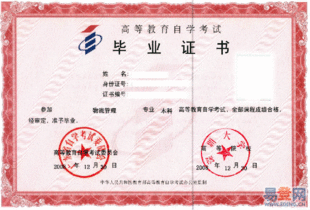 深圳大學自考本科物流管理