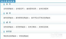 查詢自考本科成績怎么查