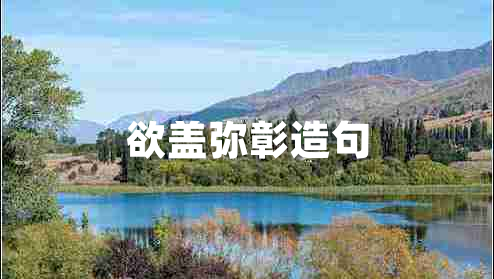 欲蓋彌彰造句 欲蓋彌彰造句