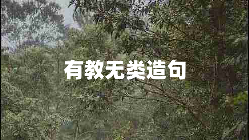 有教無類造句 有教無類造句