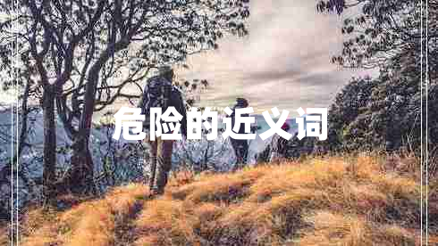 危險(xiǎn)的近義詞 危險(xiǎn)的近義詞