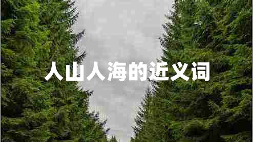 人山人海的近義詞