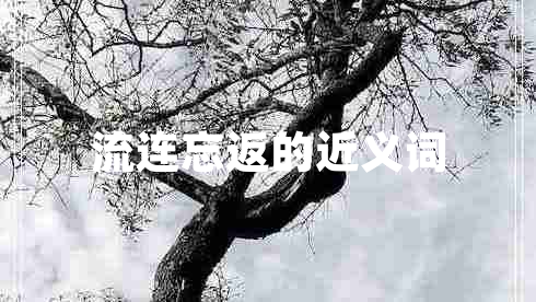 流連忘返的近義詞