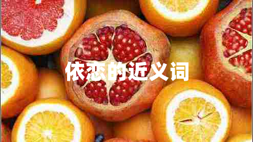 依戀的近義詞 依戀的近義詞