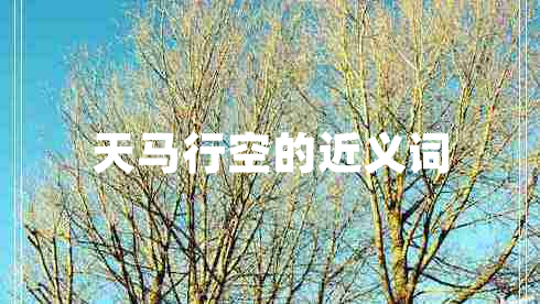 天馬行空的近義詞 天馬行空的近義詞