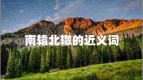 南轅北轍的近義詞 南轅北轍的近義詞