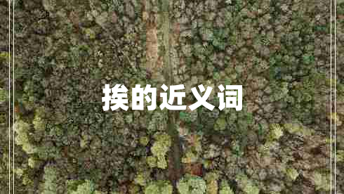 挨的近義詞