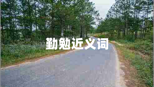 勤勉近義詞 勤勉近義詞