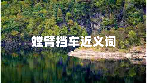 螳臂擋車近義詞 螳臂擋車近義詞