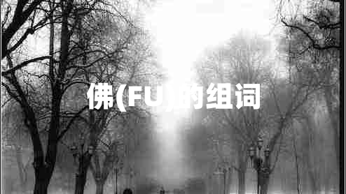 佛(FU)的組詞