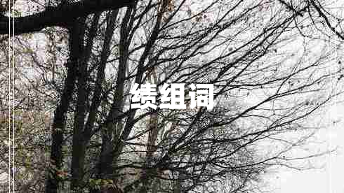 績組詞 績組詞