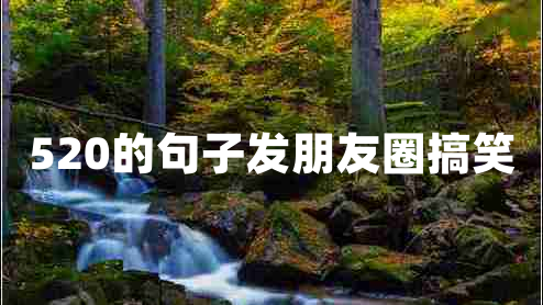 520的句子發(fā)朋友圈搞笑