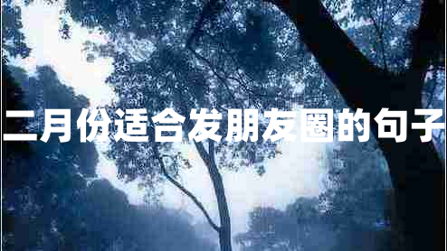 二月份適合發(fā)朋友圈的句子