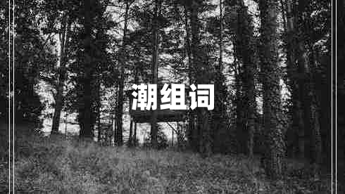潮組詞 潮組詞