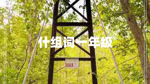 什組詞一年級 什組詞一年級