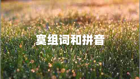 寞組詞和拼音
