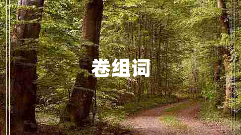 卷組詞 卷組詞