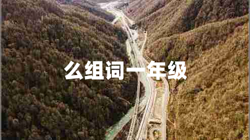 么組詞一年級