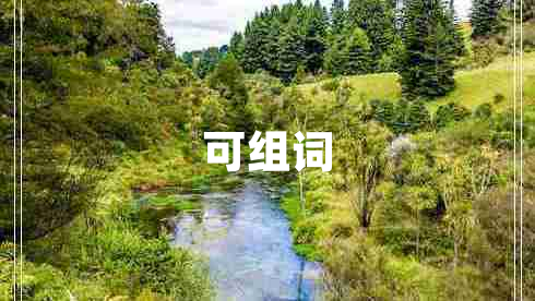 可組詞