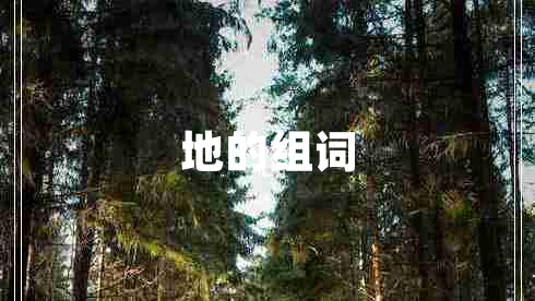 地的組詞