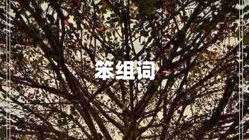 笨組詞 笨組詞