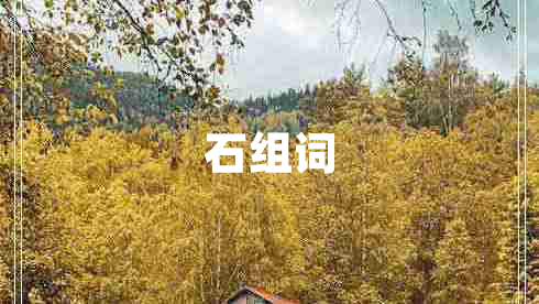 石組詞 石組詞