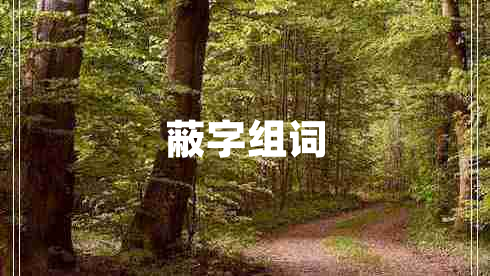 蔽字組詞 蔽字組詞