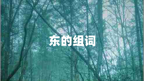 東的組詞