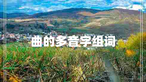 曲的多音字組詞