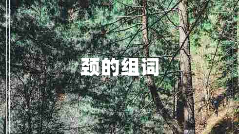 頸的組詞 頸的組詞