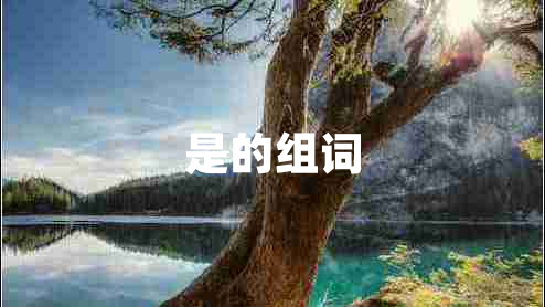 是的組詞 是的組詞