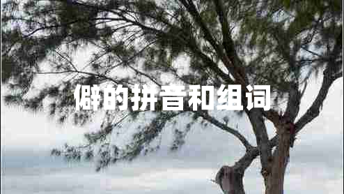 僻的拼音和組詞