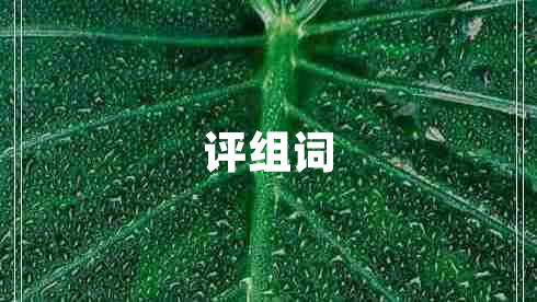 評組詞