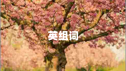 英組詞