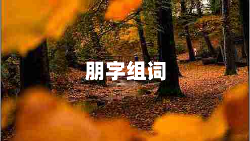 朋字組詞 朋字組詞