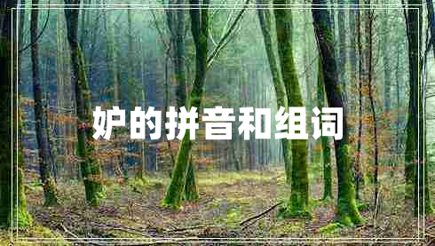 妒的拼音和組詞