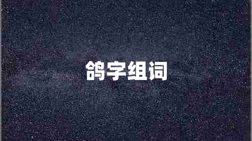 鴿字組詞