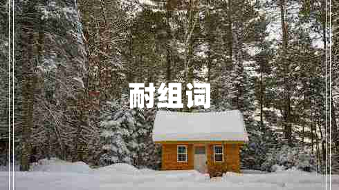 耐組詞