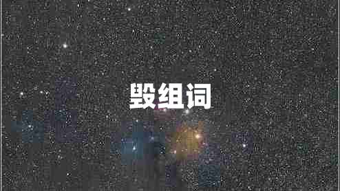 毀組詞 毀組詞