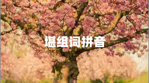 堪組詞拼音 堪組詞拼音