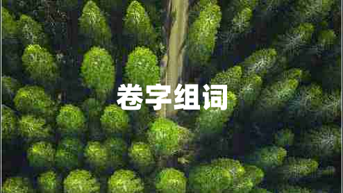 卷字組詞