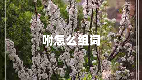 咐怎么組詞 咐怎么組詞