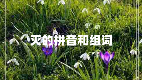 滅的拼音和組詞