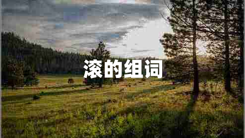 滾的組詞 滾的組詞