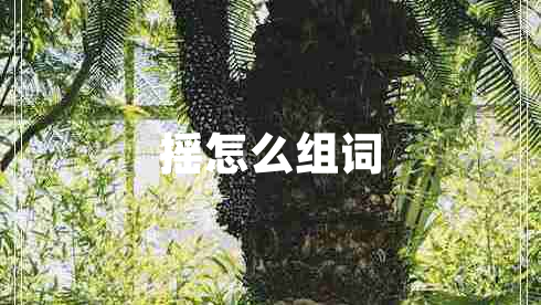 搖怎么組詞 搖怎么組詞