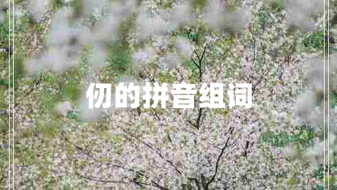 仞的拼音組詞 仞的拼音組詞