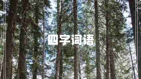 四字詞語