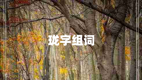 瓏字組詞 瓏字組詞