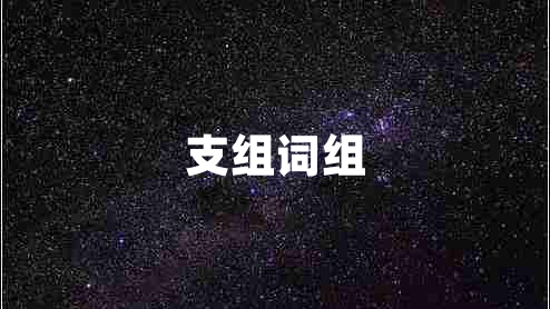 支組詞組 支組詞組